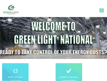 Tablet Screenshot of greenlightnational.com